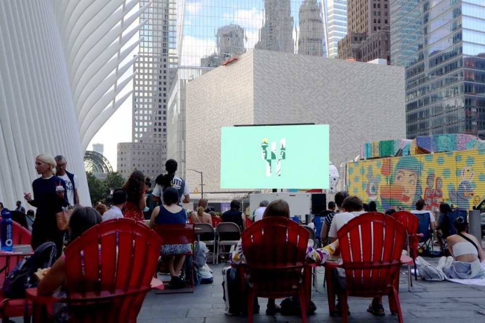 Free, summer movie screenings outside at Oculus Plaza. 