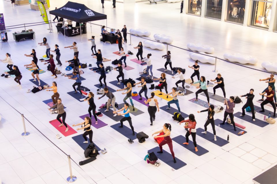 Celebrate Pride with an evening of fitness, music, and community at the World Trade Center.