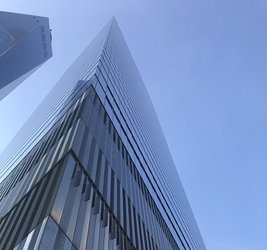 Looking up at 7 World Trade Center