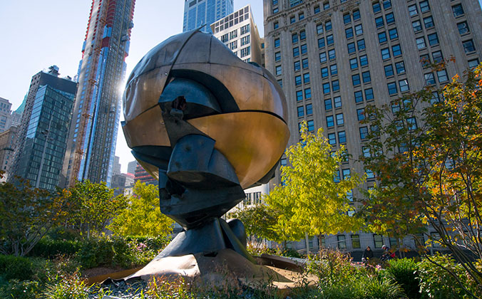 Koenig Sphere in Liberty Park