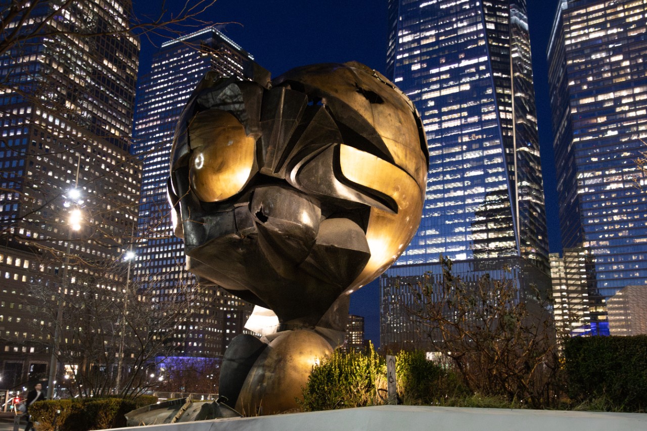 Koenig Sphere in Liberty Park